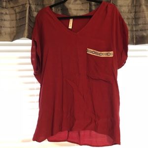 Red shirt